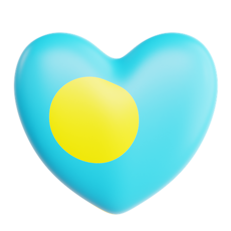 Liebe palau  3D Icon