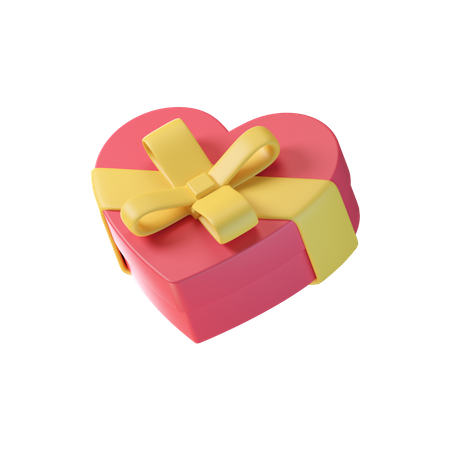 Liebe Geschenkbox  3D Icon