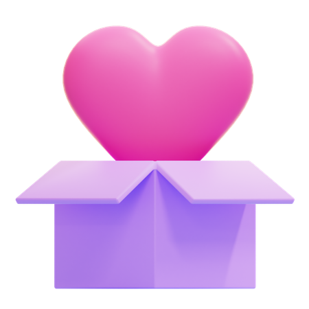 Liebesbox  3D Icon