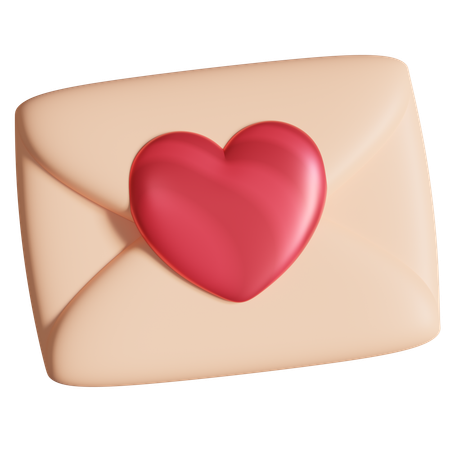 Liebesbrief  3D Icon