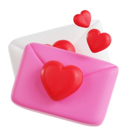 Liebesbrief  3D Icon