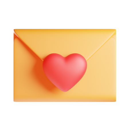 Liebesbrief  3D Icon