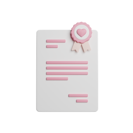 Liebesbrief  3D Icon