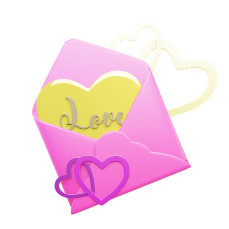 Liebesbrief  3D Icon