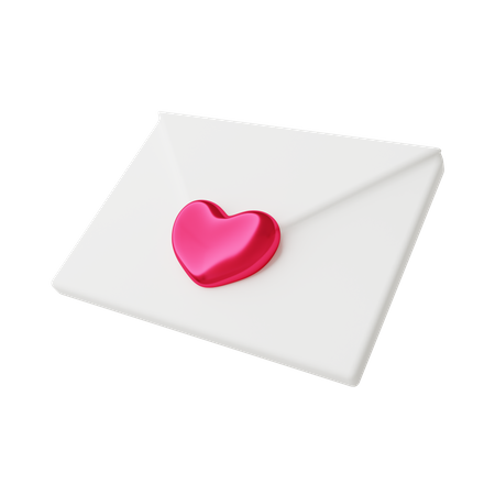 Liebesbrief  3D Icon