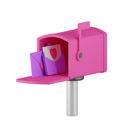 Liebesbrief erhalten  3D Icon