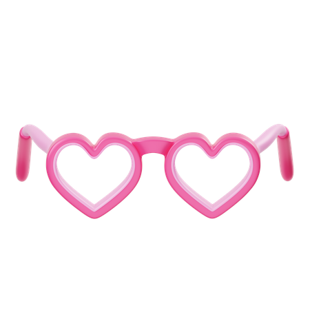 Liebe brille  3D Icon