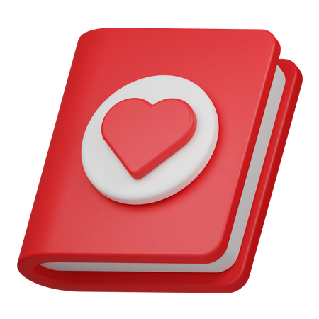 Liebesbuch  3D Icon