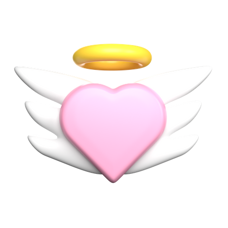 Liebe Flügel  3D Icon