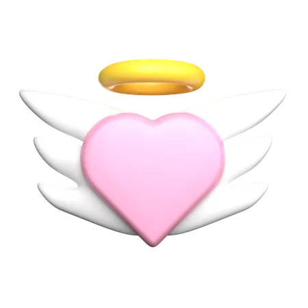 Liebe Flügel  3D Icon