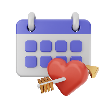 Liebeskalender  3D Icon