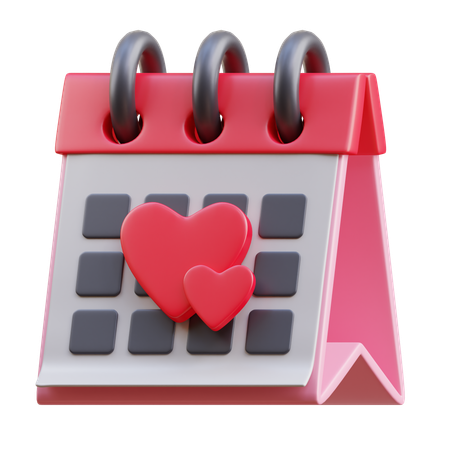 Liebeskalender  3D Icon