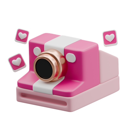 Liebe kamera  3D Icon