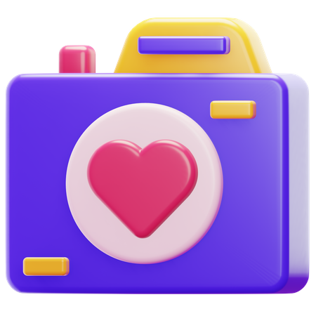 Liebe kamera  3D Icon