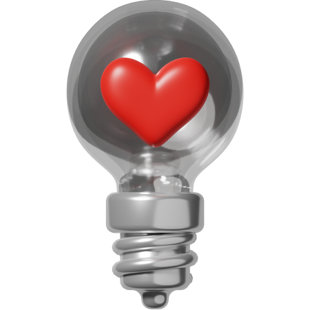 Liebe lampe  3D Icon