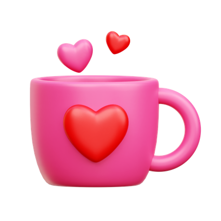 Liebe becher  3D Icon