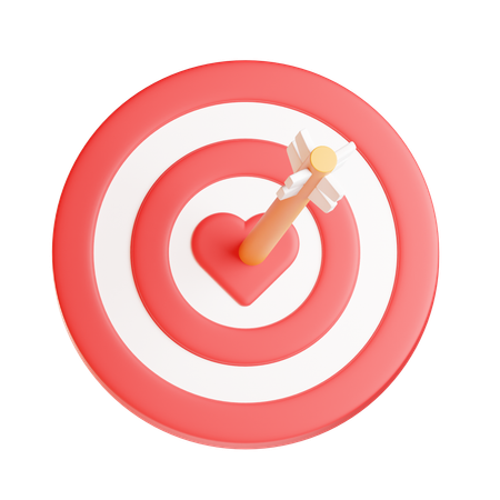 Liebe Ziel  3D Icon