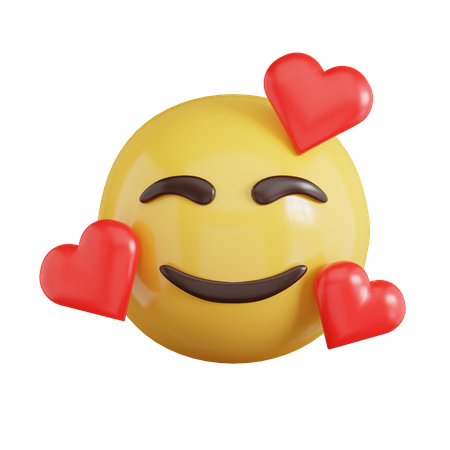 Liebes-Emoji  3D Icon