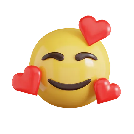 Liebes-Emoji  3D Icon