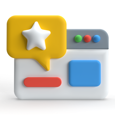 Lieblingswebseite  3D Icon