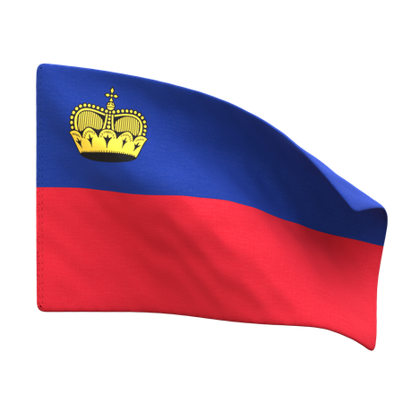 Liechtenstein Flag  3D Icon