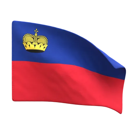 Liechtenstein Flag  3D Icon