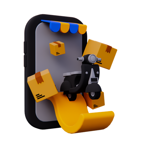 Liefer-App  3D Icon