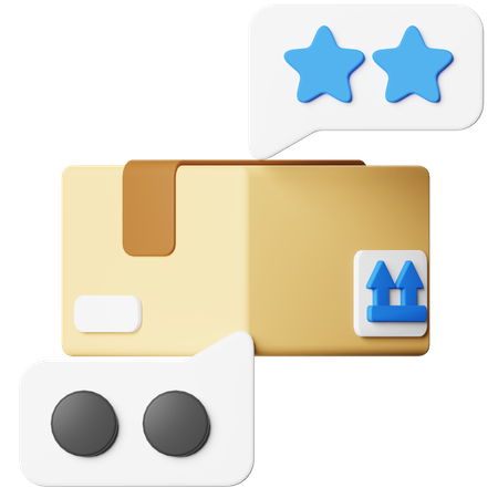 Lieferfeedback  3D Icon