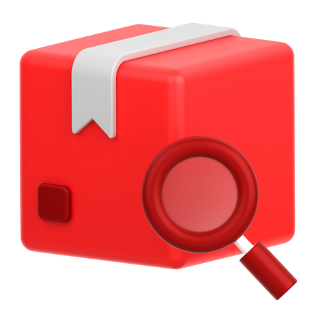 Lieferbox finden  3D Icon