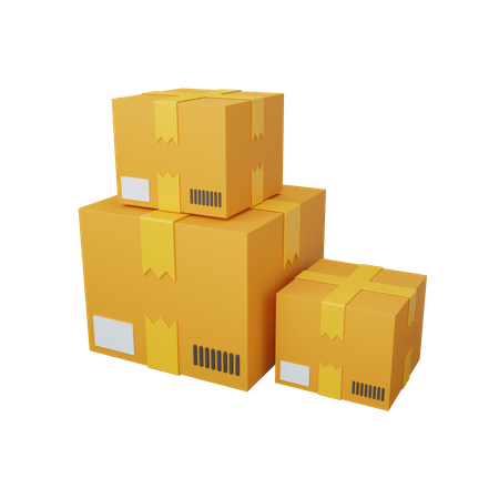 Lieferboxen  3D Icon