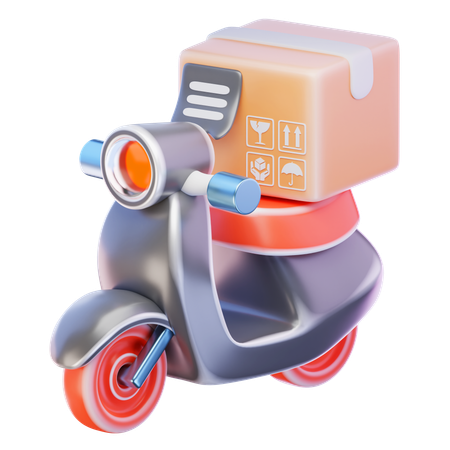 Lieferfahrrad  3D Icon