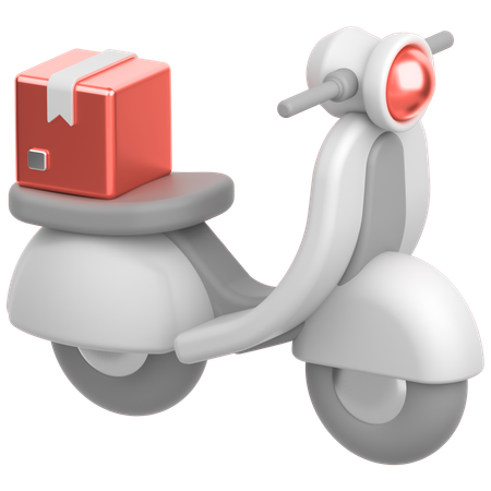 Lieferfahrrad  3D Icon