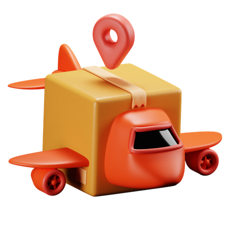 Lieferflugzeug  3D Icon