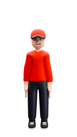 Lieferjunge  3D Icon