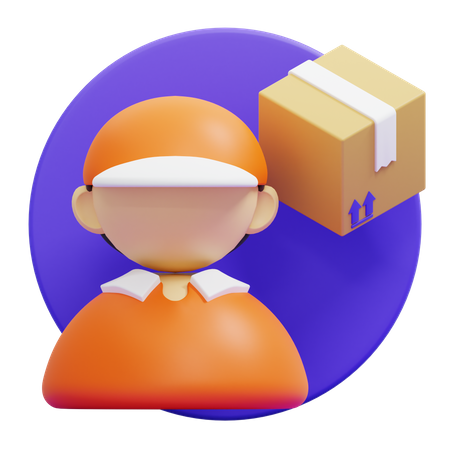 Lieferjunge  3D Icon