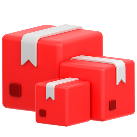 Lieferboxen  3D Icon