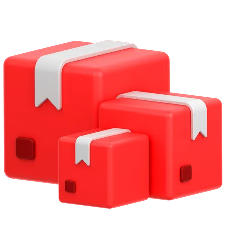 Lieferboxen  3D Icon