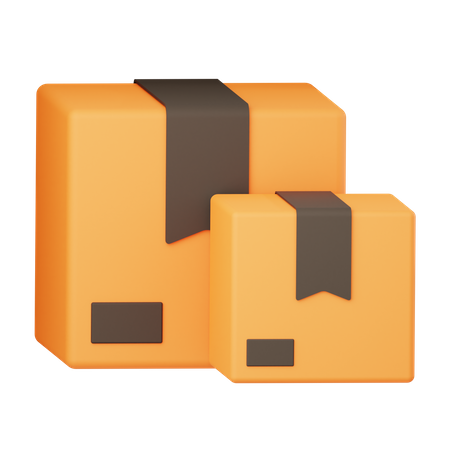 Lieferboxen  3D Icon