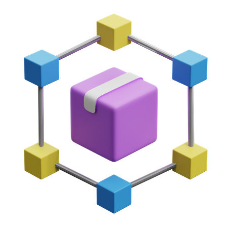 Lieferkette  3D Icon