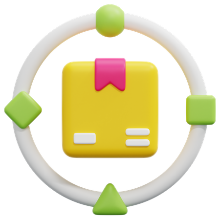 Lieferkette  3D Icon