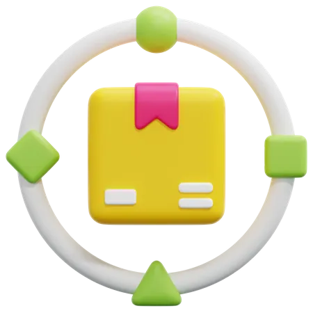 Lieferkette  3D Icon