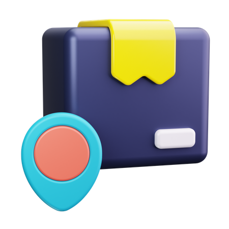 Lieferort  3D Icon