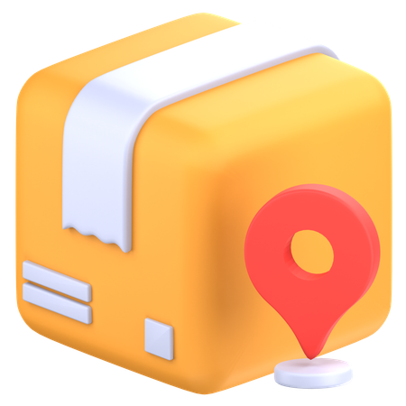 Lieferort  3D Icon