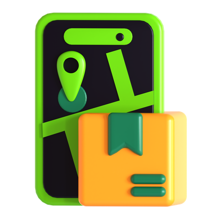 Lieferort  3D Icon