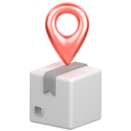Lieferort  3D Icon