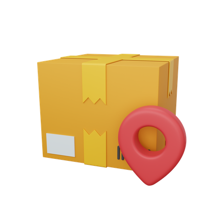 Lieferort  3D Icon