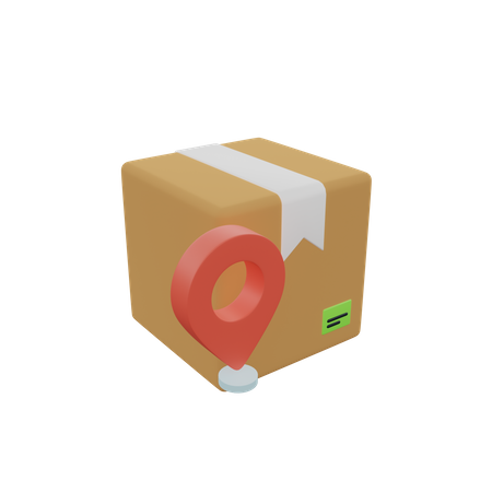 Lieferort  3D Icon