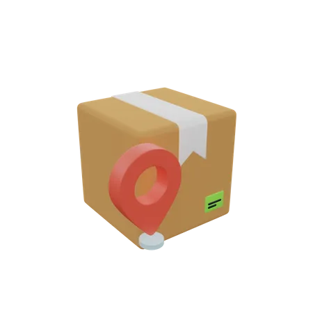 Lieferort  3D Icon