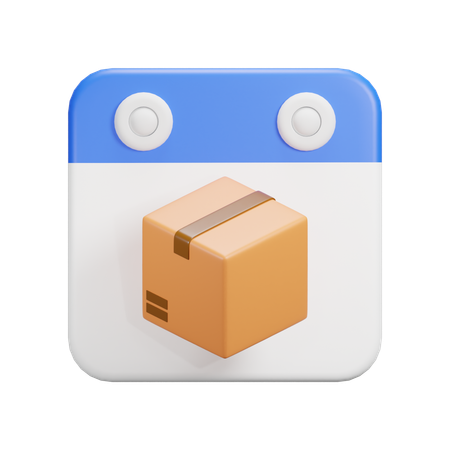 Liefertag  3D Icon