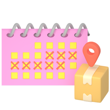 Liefertag  3D Icon